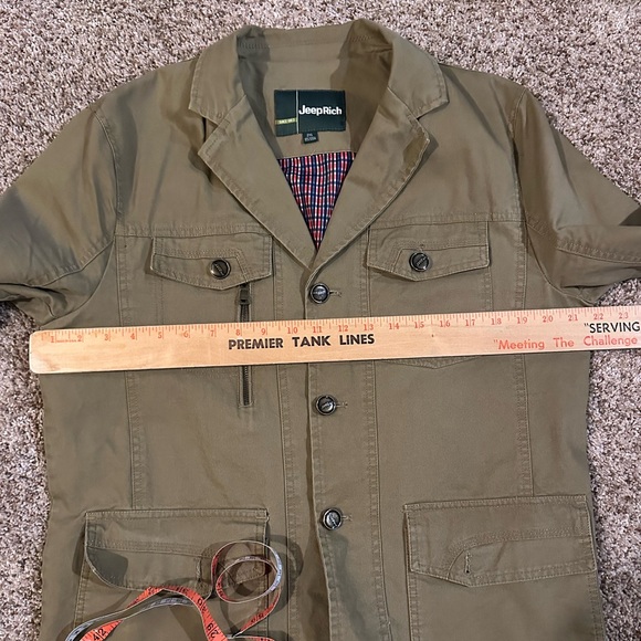 🌟HP🌟NWOT Tan Lined Field/Utility Jacket by Jeep Rich 2XL - Picture 14 of 14